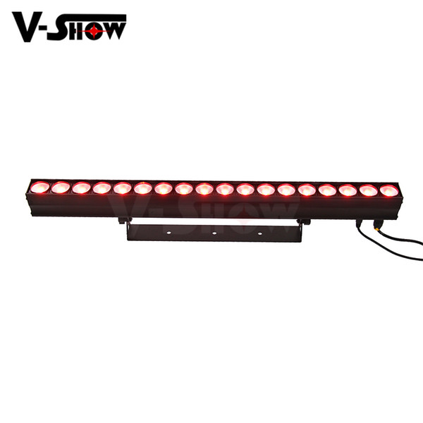 6pcs with road case 18x10W rgbw wall washer lamp individual control LED Bar stage light for dj disco and party