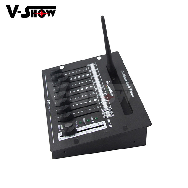 Free Shipping chargeable lithium battery for instant 24CH Wireless DMX Controller for Led Moving head and stage light