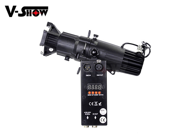 Vshow New design Theater Tv Studio equipment Mini 20W Led studio profile spot light WW/CW/WW+CW 2in1 profile spot light