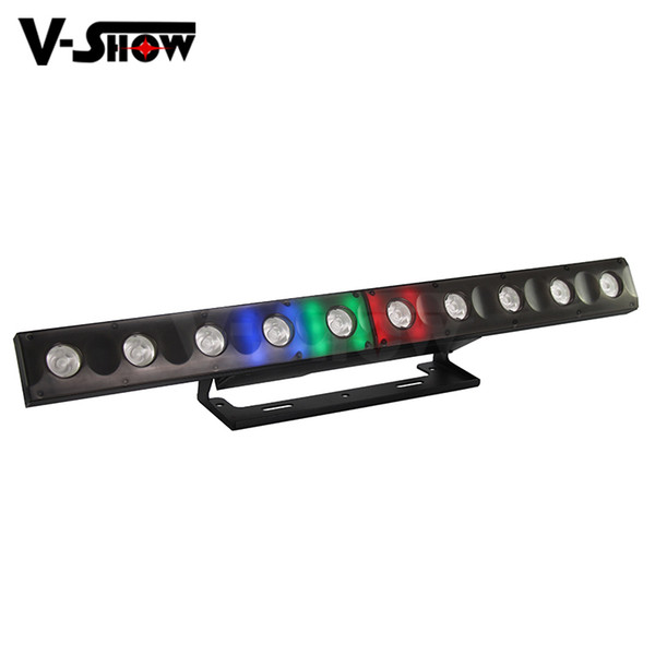 1pc free shipping wall washer led bar individual control 10pcs 3W CREE and 60pcs 5050 rgb 2in1 dmx stage light for dj disco