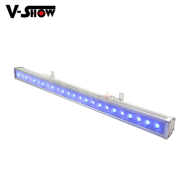 Free shipping Outdoor 24*8w RGBW LED Wall wash bar Waterproof Dmx control led bar stage light for party hotel decoration bar light