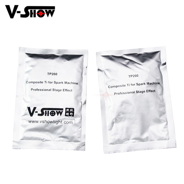 2 Bags Ti Powder 200g/bags Smokeless Safe Powder For Cold Spark Fountain Firework Machine in Wedding And Stage Effect