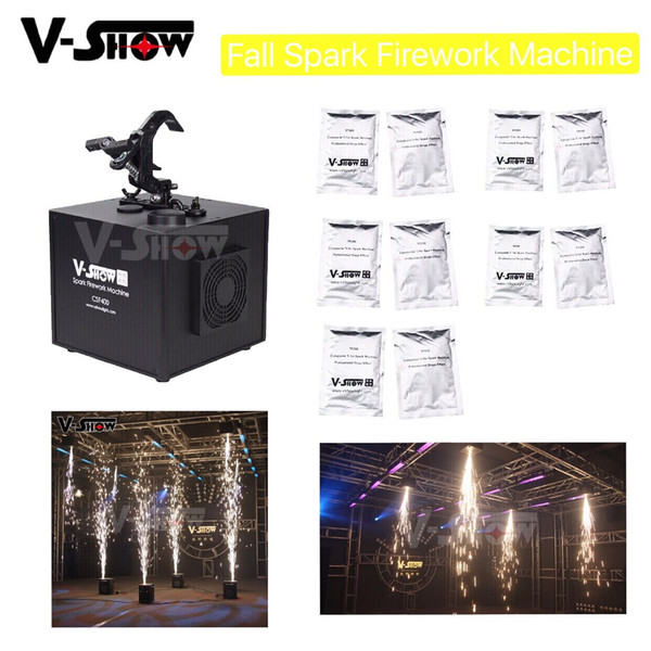 Special 400W Waterfall sparkular fall Cold Spark Fountain Display Machine for Wedding Bar Stage with Remote Control