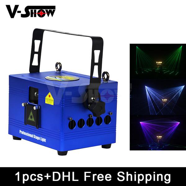 High Quality RGB Patterns Laser projector stage Equipment Light 1W RGB LED Mixing Effect DJ KTV Show ILDA Laser stage lighting