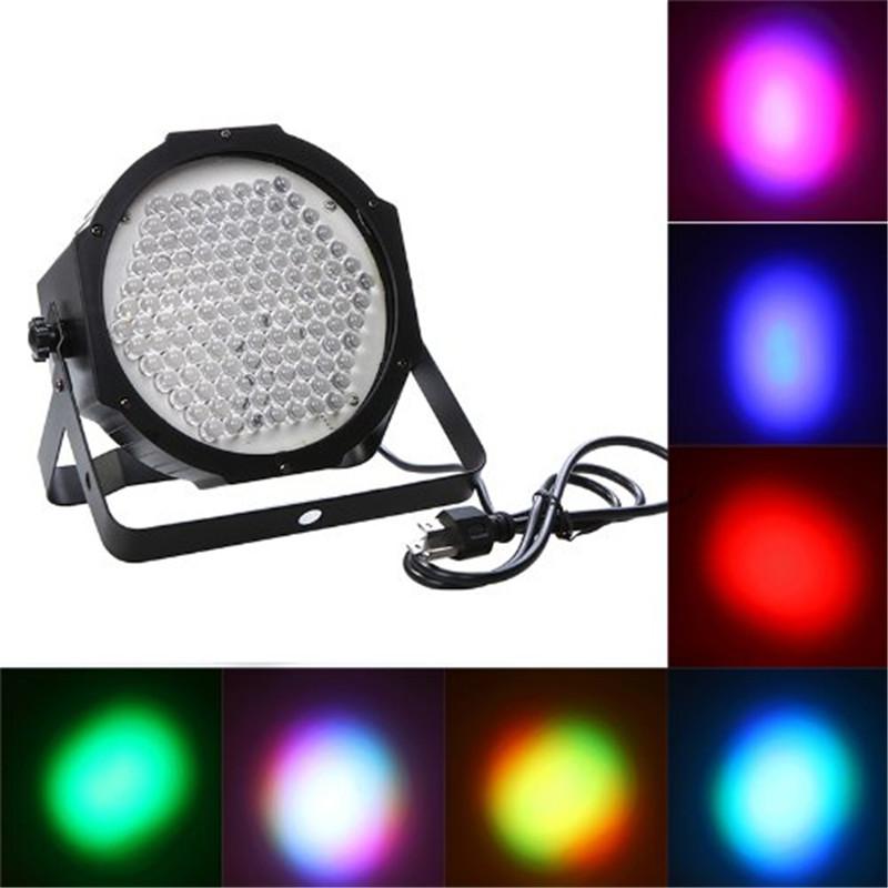 New Arrival Stage Light 127LED Par Light AC 90-240V RGB LED Effect Light DMX512 7CH Par Lights DMX 512 Disco DJ Party Stage Light KTV Light