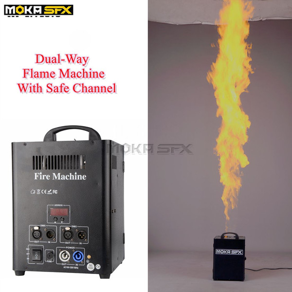 200W DMX 512 Stage Fire Machine Flame Projector Fire Spray Machine Stage Effect Equipment Free Shipping MOKA