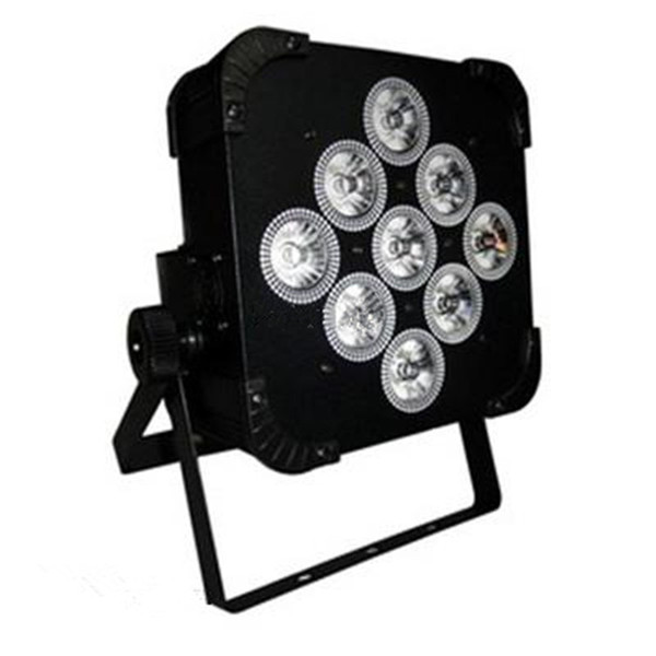 New Arrivel LED Stage Lighting LED PAR Lights Available Battery Power and Wireless DMX Par Light 9*15W RGBWA LED Effect AC 100-240V 50/60Hz