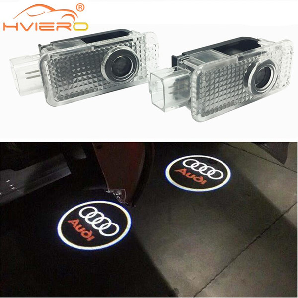 2X Door Light Special Welcome Light Projection Lamp Logo LED for Audi A1 A3 A4L A6L Q3 Q5 Q5L R8 RS3 RS4 RS5 RS6 5W Laser Light Car Led