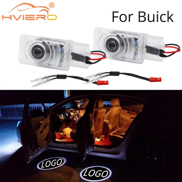 2pcs Car Welcome Door Light Shadow Projector Lamp Courtesy Laser For Buick ENVISION LaCrosse DC 12V 5W 0.5A Car-Styling