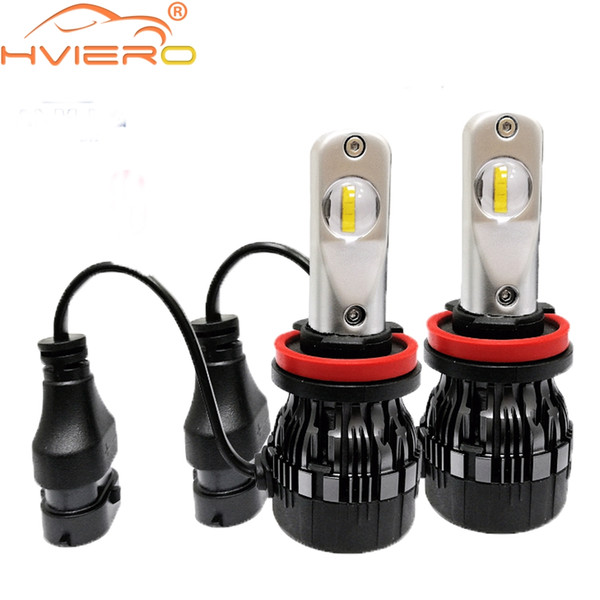 2X M8 Car Headlight Bulbs Lamp H1 H3 H4 H7 H8 H9 H11 9005 HB3 9006 HB4 Car LED 40W 6000lm 6500K