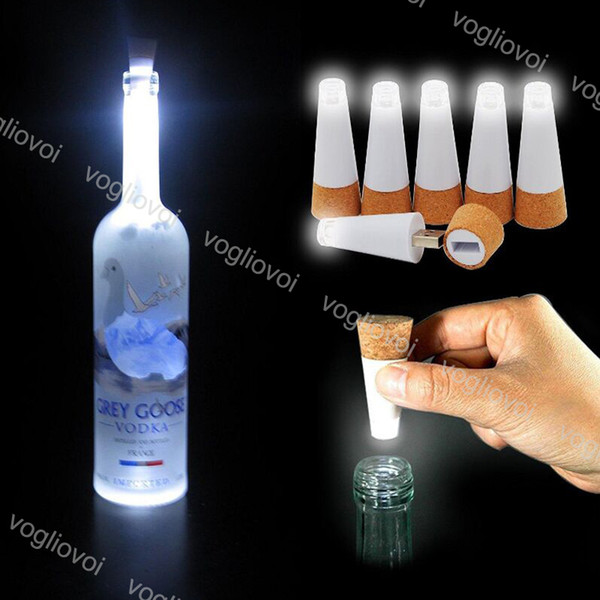 Originality Light Cork Shaped Rechargeable USB Bottle Lights Bottle LED LAMP Cork Plug Wine Bottle USB LED Night Light DHL