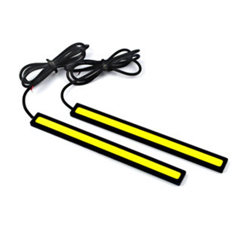 Ultra-thin Car Led Daytime Running Light 14CM 17CM Car COB LED Strips LED Strip Car Daytime Running Light DRL Warning Fog Decorative Lamp