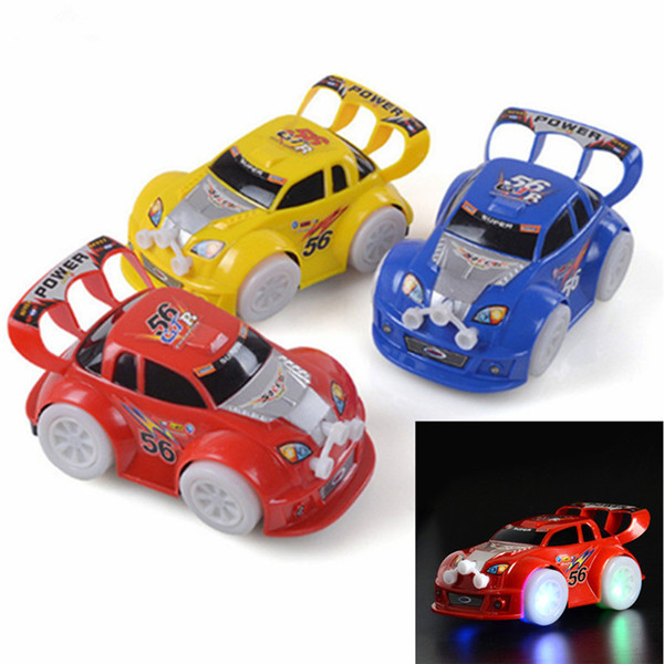 LED Car Toys LED Lighted Toys Cute Cars Different Color Kids Christmas Gift Race Car Model Lighting Play Music Kids Playing Safety Toy