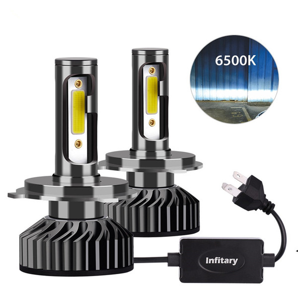 Car Headlight H7 LED H4 LED H1 H11 H3 H13 H27 880 9006 9007 72W 8000LM 6500K 12V 24V Auto Headlamp COB Fog Light Bulb car light