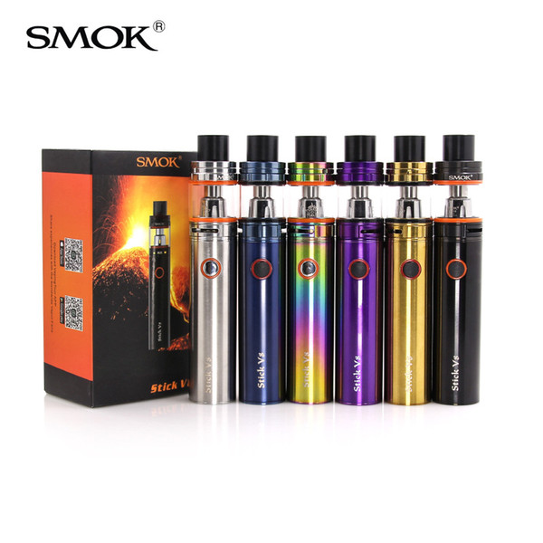 Original full set Smok Stick V8 Starter Kit with TFV8 Big Baby Tank & 3000mAh Stick V8 Battery SMOK Electronic cigarette kit usb recharge