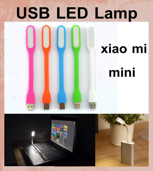 Mini USB Light Xiaomi LED Light Gadget Portable Bendable Outdoor Sports Soft LED Light For Power bank Computer dhl free ship OTH062