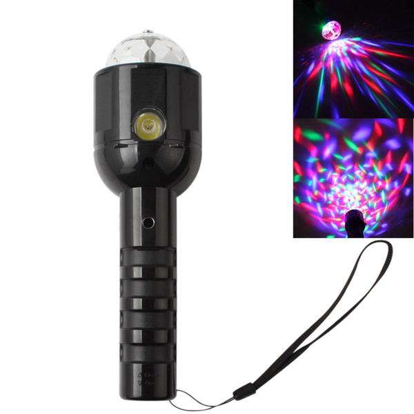 LED RGB Flashlight Dual Use 3W Dj Laser Machines Disco Light Stage Colorful Crystal for Party Club Holiday Christmas LEG_90N