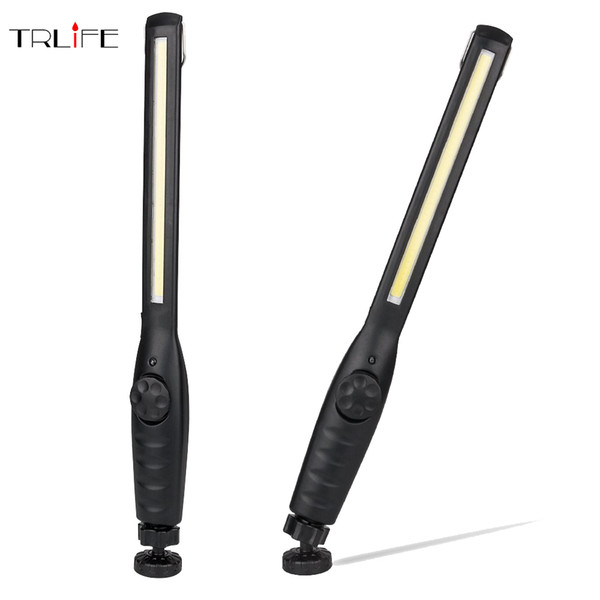 USB Rechargeable Portable COB Flashlight Torch LED Work Light Magnetic COB Lanterna Hook Hanging Lamp for Car Repair Camping