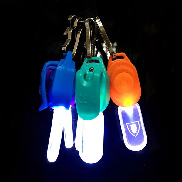 Cheap Mini LED Flashing zipper Safety Night Light sporting goods flash warning lamp key button on night running emergency lighting