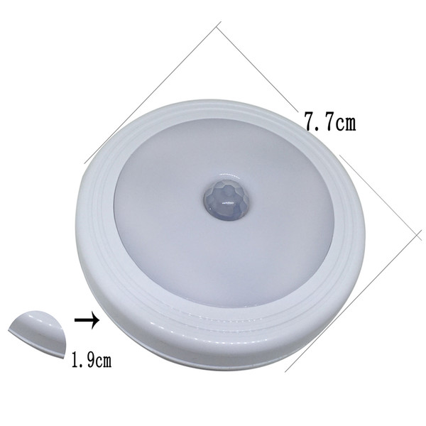 LED PIR Sensor NightLight High Brightness Low-power Human Sensor and Light Control No connection battery sensor lamp