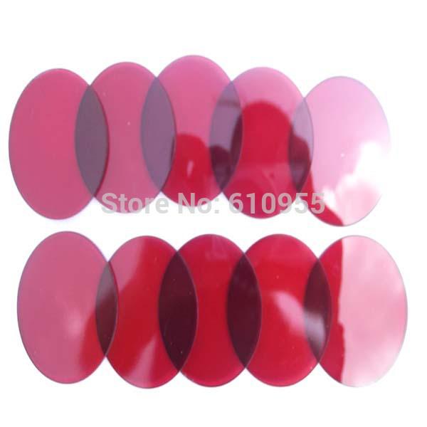 Wholesale-42x2.0mm Red Coated Glass Lens for UltraFire C8