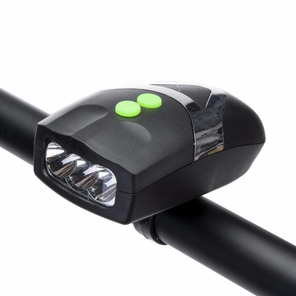 3LED bicycle blinking headlights multi-function with horn lamp bicycle lights