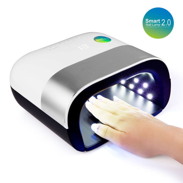 DCOVOR SUN3 Smart UV LED Lamp Nail Dryer 48W UV Light Dry Nail Manicure Invisible Memory Timer Display Curing All Gels