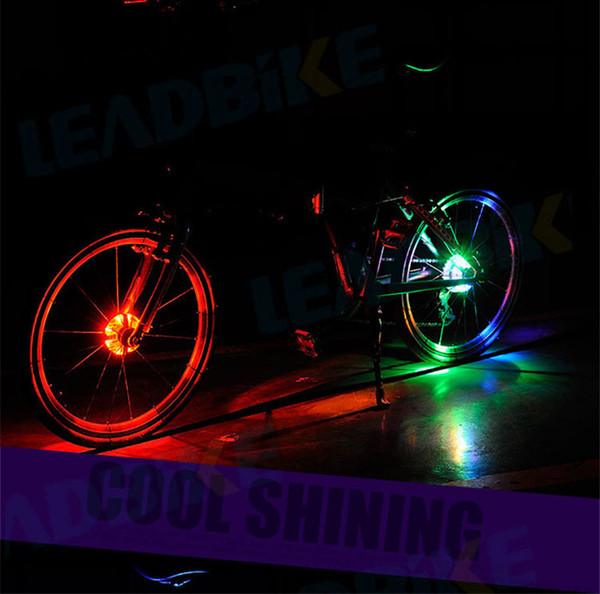 waterproof cool USB rechargeable wheel hub light for bike, bicycle, motorcycle,4 colors different change