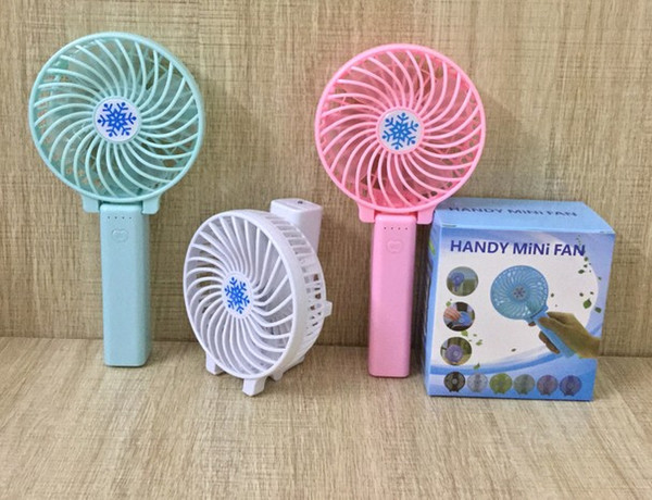 Handheld fan 1200 mAh USB snowflake small charging mini usb fan hand small fan handheld