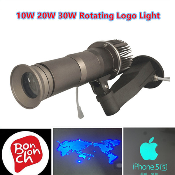 Latest 10W 20W 30W LED Rotating Logo Light advertising Dynamic Gobo Projector Led Custom Image Logo 110V 230V