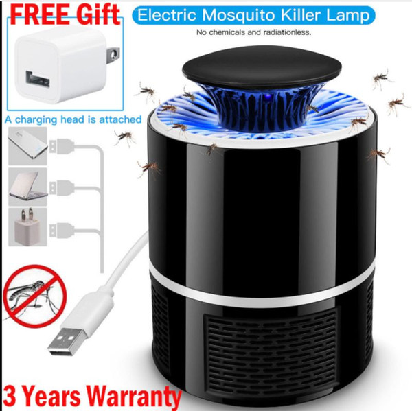 New Household Mute Safety Photocatalyst Mosquito Killer Lamp USB Rechargeable Mosquito Killer Lamp Pest Killing Control