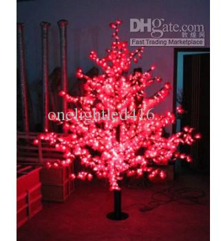 DH Free Shipping Led outdoor landscape lamp led artificial tree christmas Maple tree lights 2m 1248 leds,White maple leaf