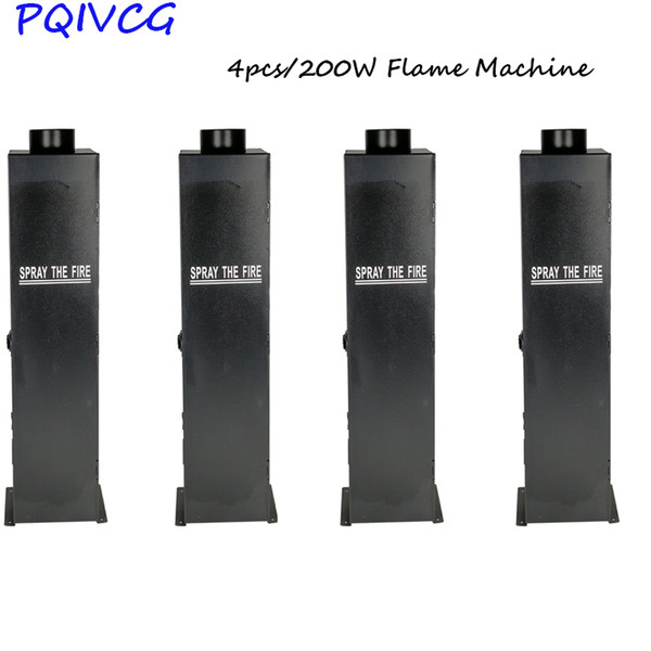 4pcs/200w Flame Machine dmx512 Professional Fire Machine Stage Effect Equipment