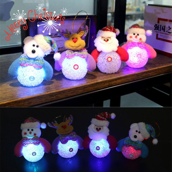 New Year Christmas Decoration for Home accessories Glowing EVA Snowman Nightlight Snowman Christmas Tree gifts Navidad Natal