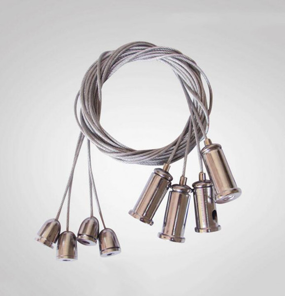 Chandelier wire rope Panel Lights Accessories Hanging Steel Wire / DIY Lighting Accessories 0.8Meter 50PCS