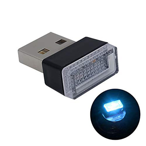 4pcs Car USB LED Atmosphere Lights Emergency Lighting Universal Laptop Keyboard Light Home Decoration Night Lamp Portable Plug and Play