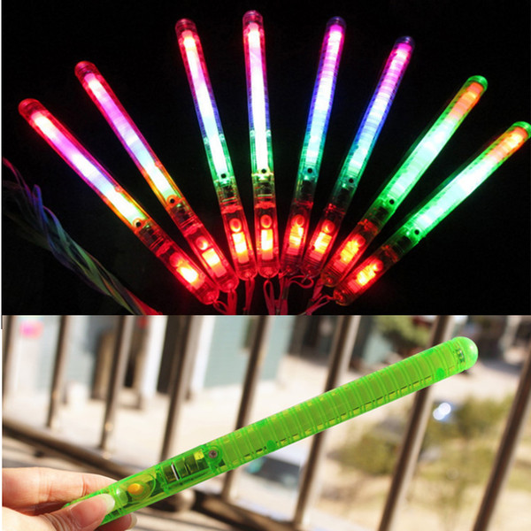 Fashion Trendy 5Pc Blinking Flashing Wand Light Up Sticks Concerts Party Prom Favors LED Glow