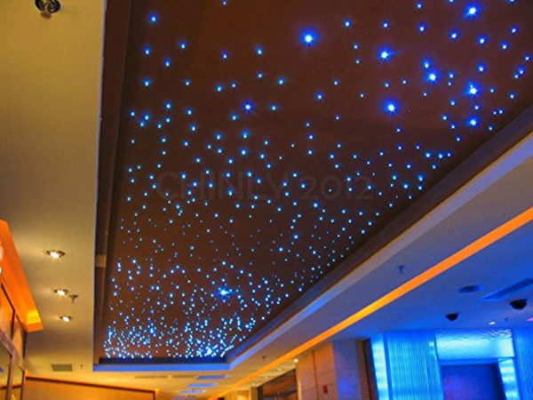 32W RGB twinkle LED Fiber Optic star ceiling Lights Kit Sky light 1000pc 5m Optic star ceiling Lights Kit Sky lights+28KEY RF remote Control