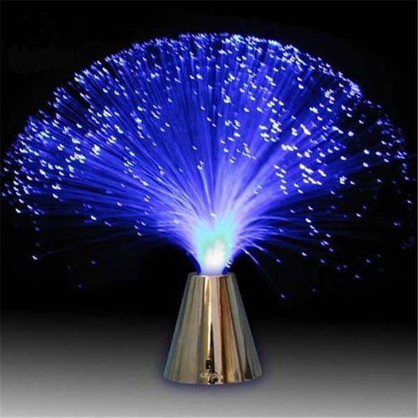 Multicolor Fiber Optic Lamp Light Holiday Wedding Centerpiece Fiberoptic 4 Light Modes ABS Material LED LEG_70P