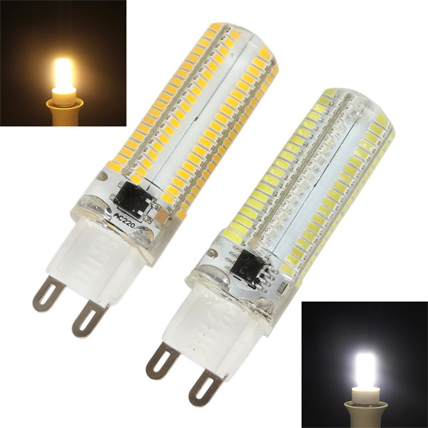 Dimmable G9 White / Warm White 152 LEDs 3014 SMD 10W Corn Bulb Silicone Lamp LED_589