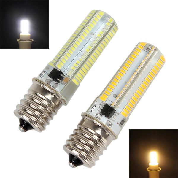 Dimmable E17 White / Warm White 152 LEDs 3014 SMD 10W Corn Bulb Silicone Lamp LED_587