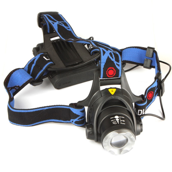 3 Modes 500Lm LB-XL T6 LED Zoomable Headlamp Adjustable Focus Headlight Zoomable Waterproof Aluminum Alloy LEG_506