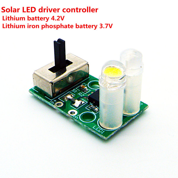 Solar LED driver control board lithium battery 4.2v Lithium iron phosphate battery3.7v Light control Overcharge/overdischarge protection