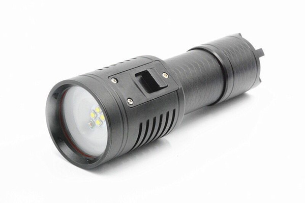 Professional 4L2 diving underwater flashlight photography lighting lights red flashlight charging 26650 waterproof flashlight 4L2