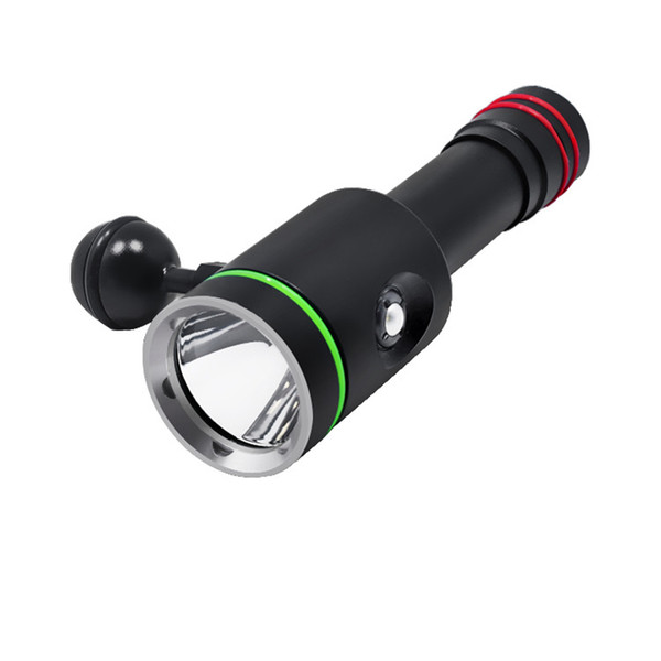 New Diving Torch CREE XM L2 1700Lm LED Diving Flashlight Lamp Underwater 100 Meter Waterproof aluminum reflector cup light