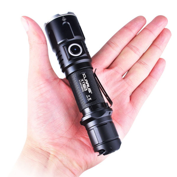 Original KLARUS XT11S CREE XP-L HI V3 LED 1100 Lumens USB Rechargeable Tactical Flashlight with 2600 mAh 18650 Battery