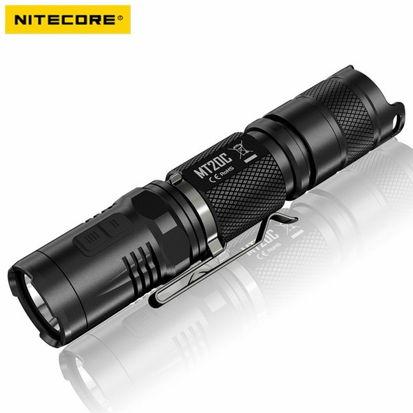 Nitecore MT20C Tactical Flashlight Cree XP-G2 R5 460 Lumens Red Red Light Flashlight Illumination 1 x 18650 Camping Hand Torch Light