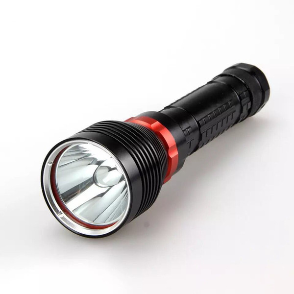 The latest XM-L2 LED submersible flashlight ultra strong light and long shot waterproof 26650 torchlight charge flashlight