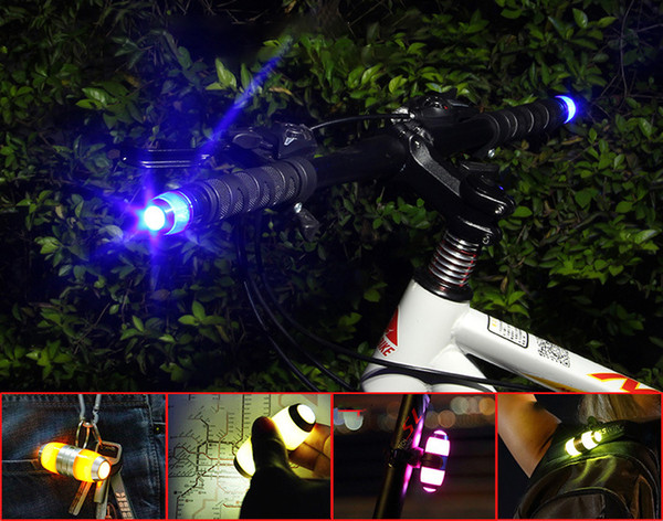 Waterproof Handlebar Warning Bike Light Cycling MTB Mountain Road Bicycle LED Flashing Lamp Lights 3 Modes Accessories