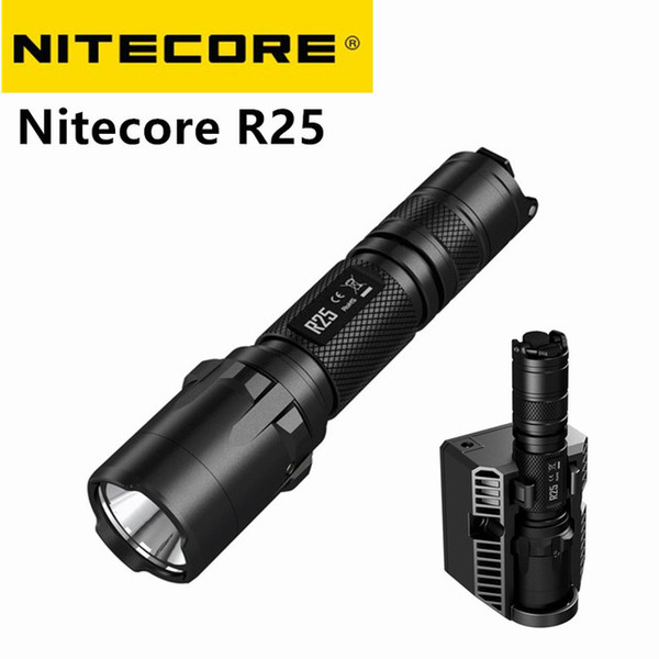 Original high quality Nitecore R25 Flashlight XP-L HI V3 White light STROBE READY 800 lumens torch light